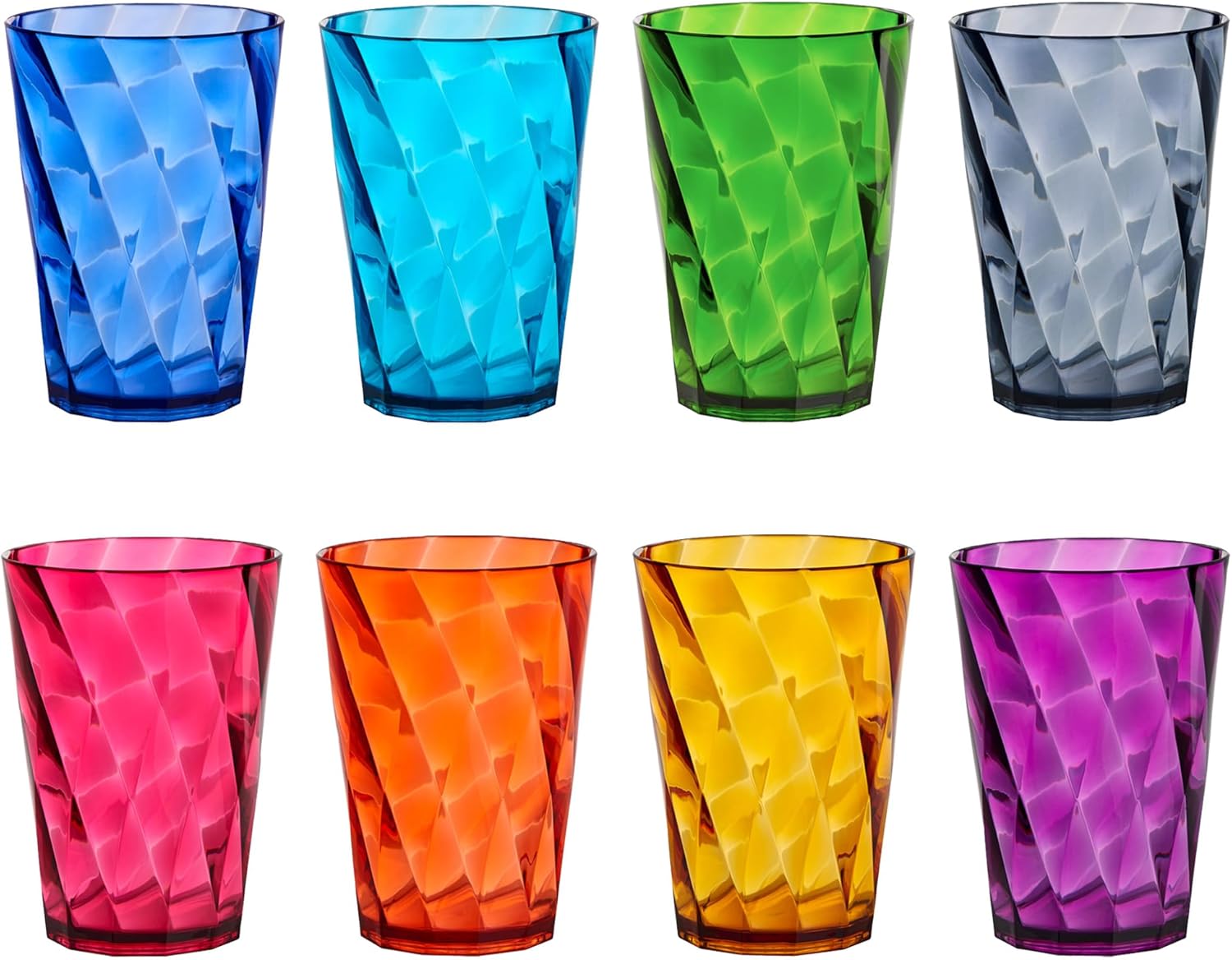 US Acrylic Optix Plastic Reusable Drinking Glasses
