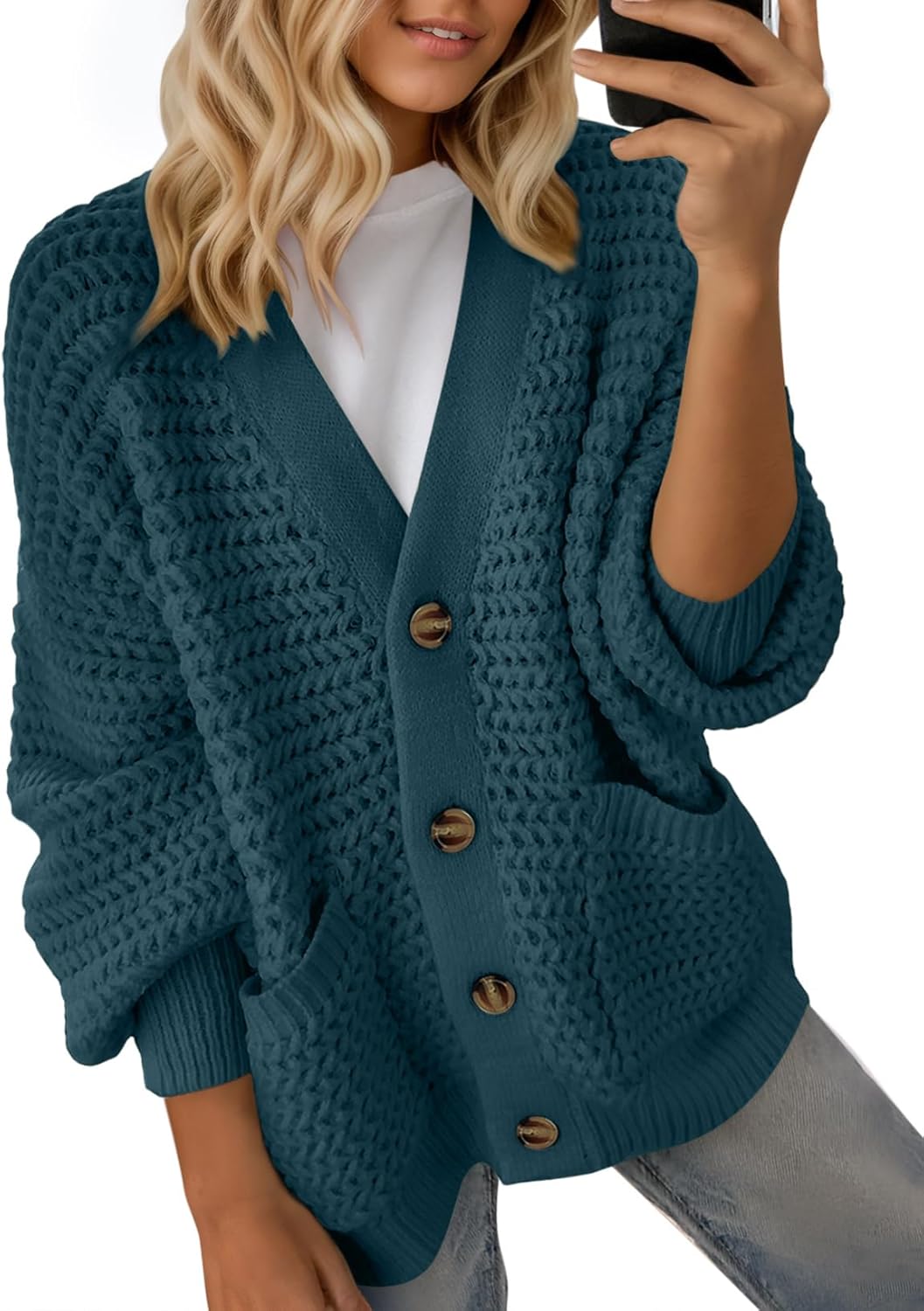 Long Sleeve Knit Sweater Coat for Women
