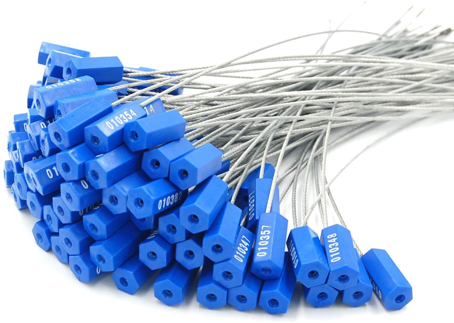 Steel Security Cable Seals Numbered Tamper Proof Security