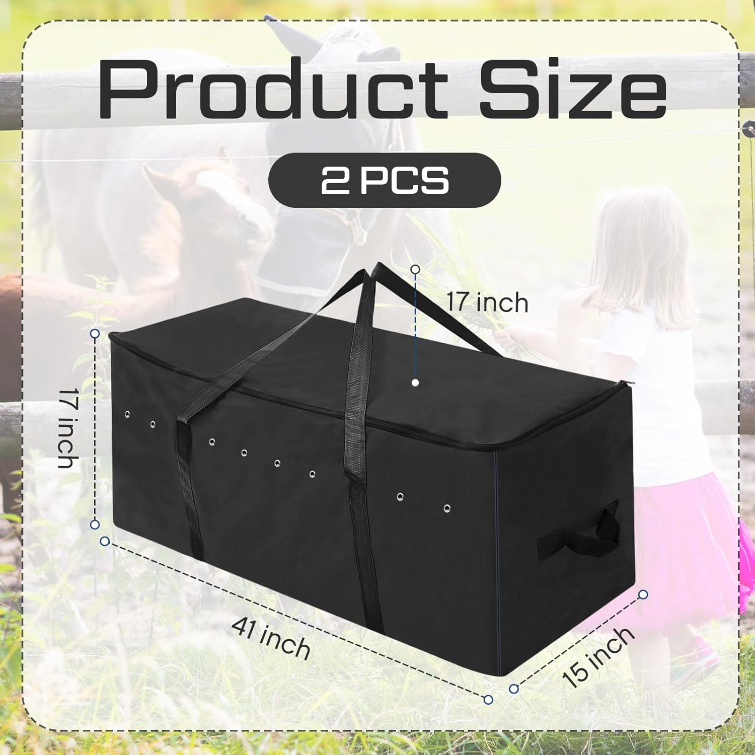 Sanwuta Hay Bale Bag  Extra Large Hay Storage