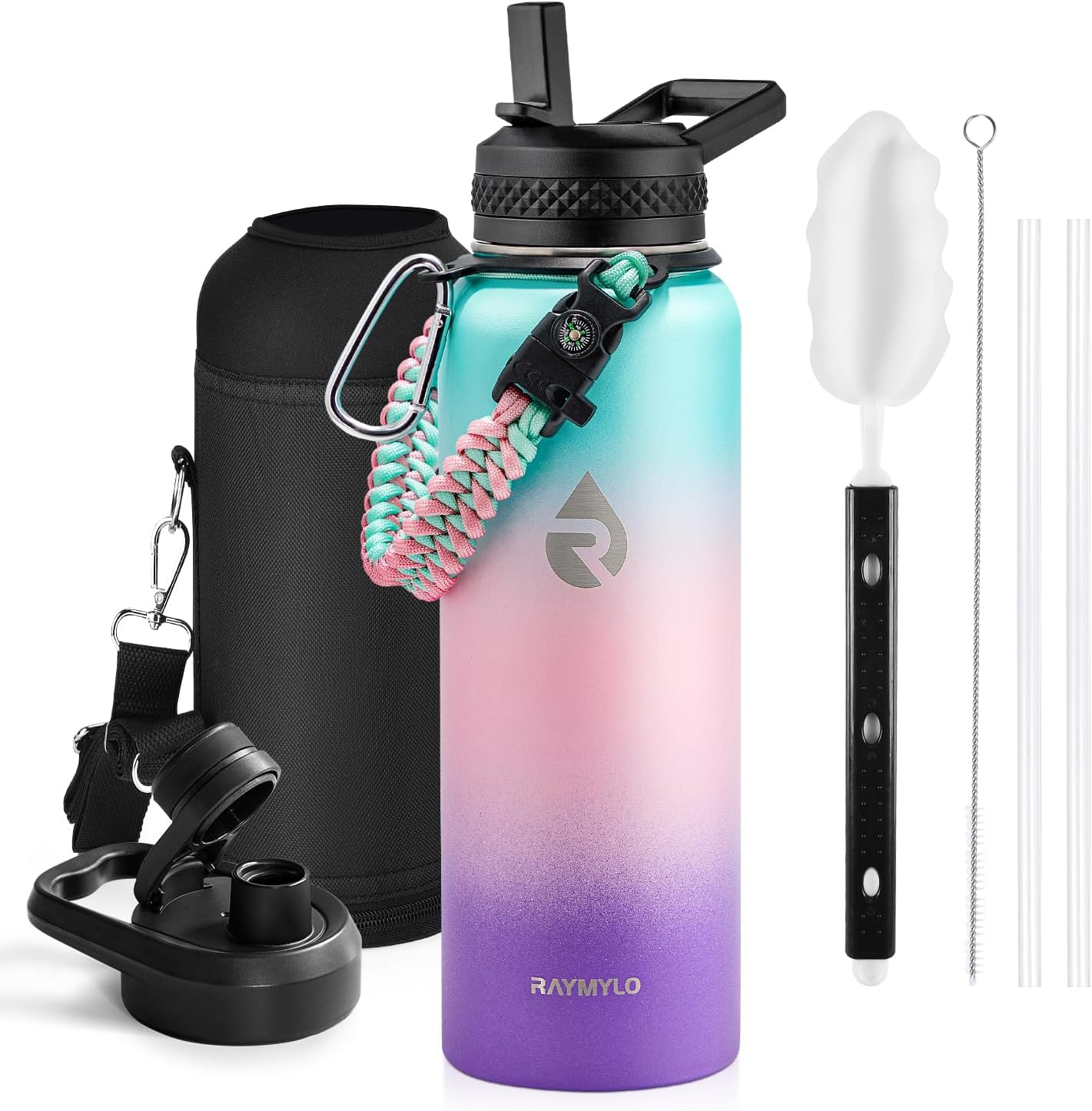 64oz Insulated Water Bottle Stainless Steel
