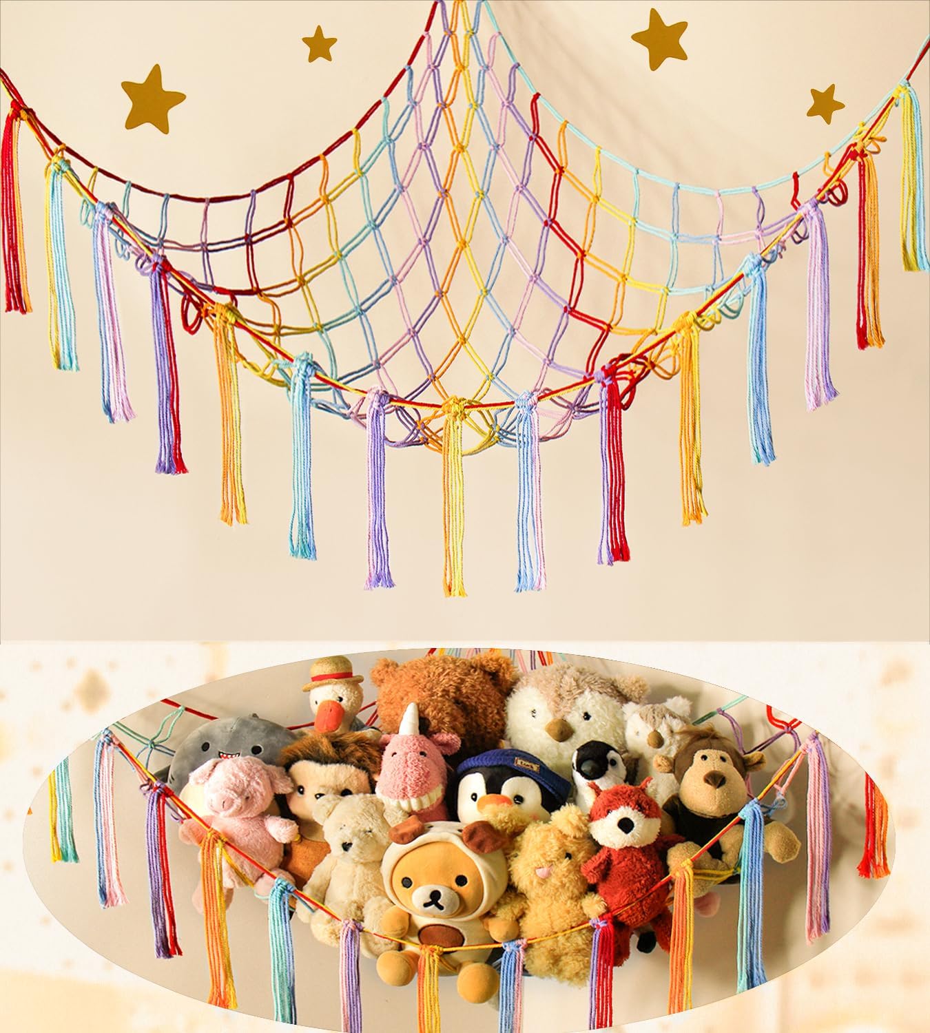 Stuffed Animal Storage Hammock or Net Corner