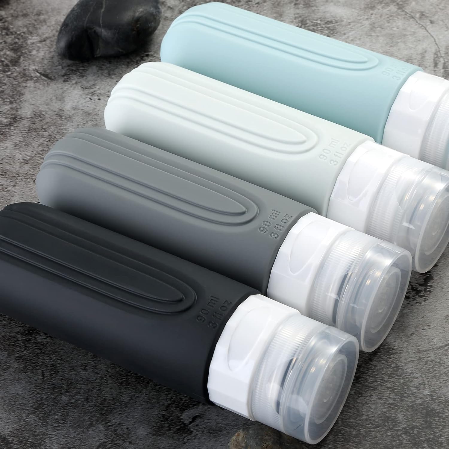 TSA Approved 3oz Leak-Proof Travel Bottles