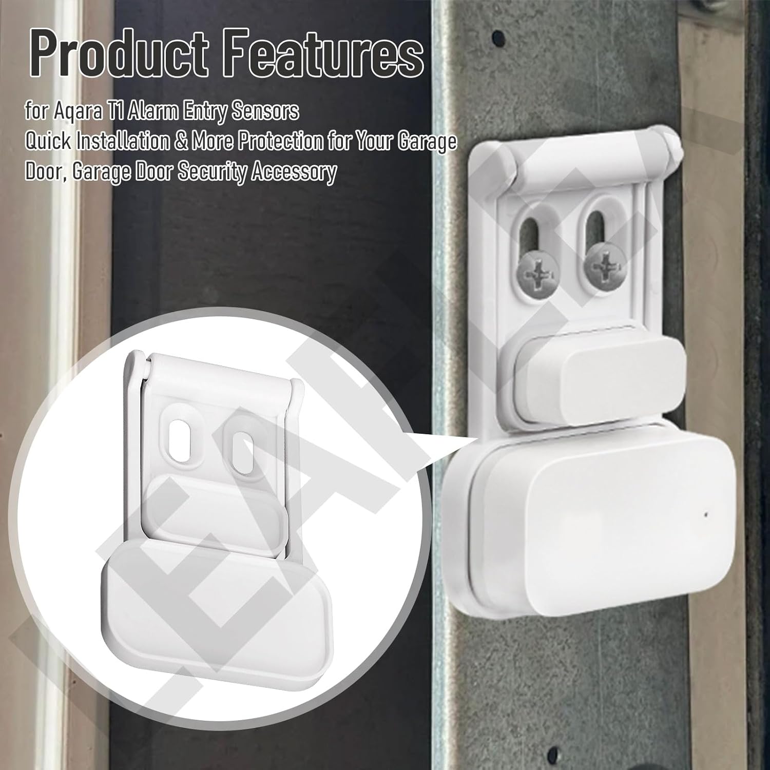 Garage Door Mount Bracket Compatible and Window Sensor