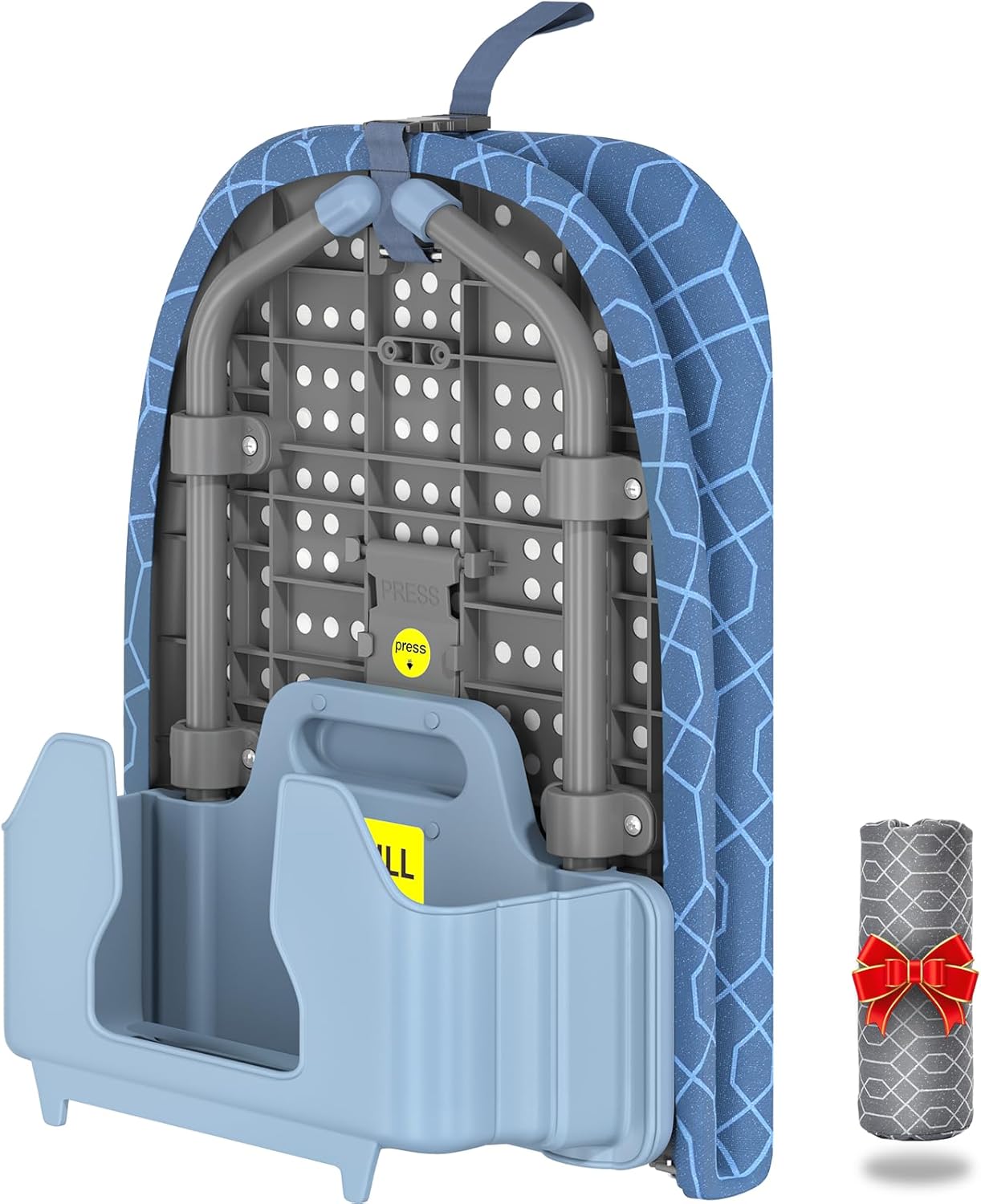 APEXCHASER Ironing Board Small with Iron Holder