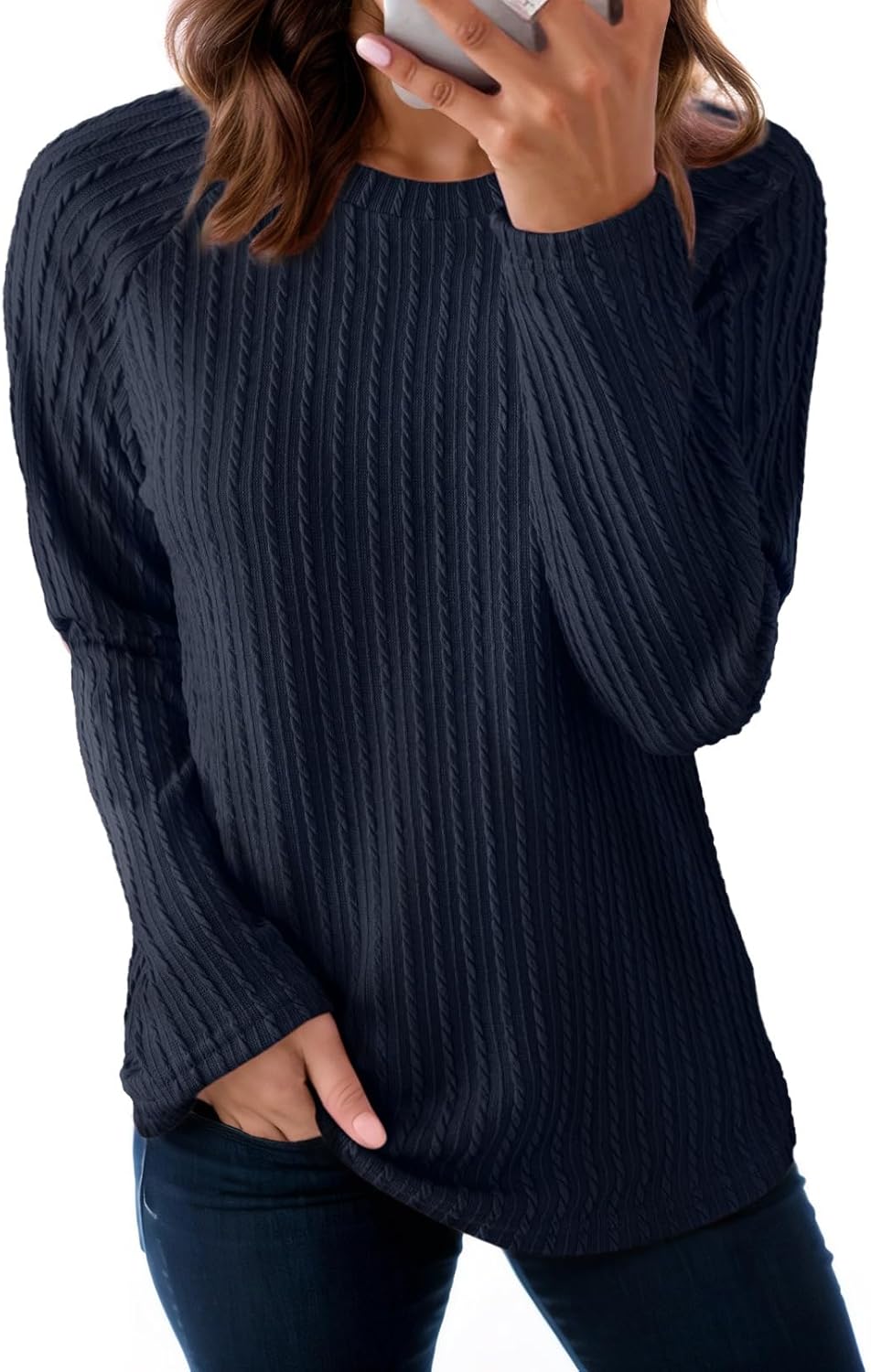 Dokotoo Womens Tops Long Sleeve Lightweight Shirts