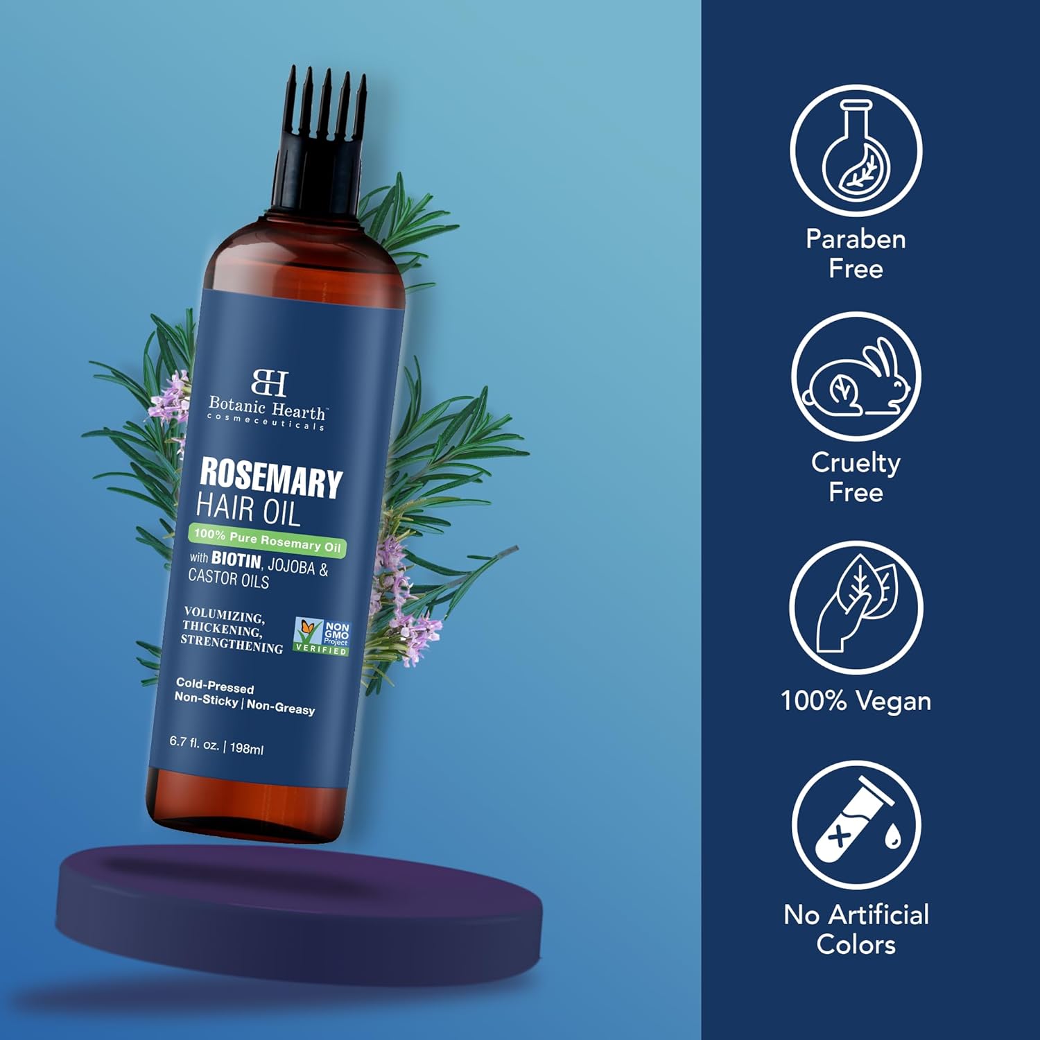 Botanic Hearth Rosemary Hair Oil – 100% Pure