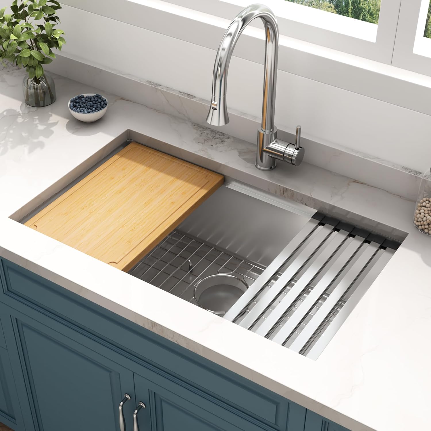 Modern Undermount Gold Sink for Kitchens