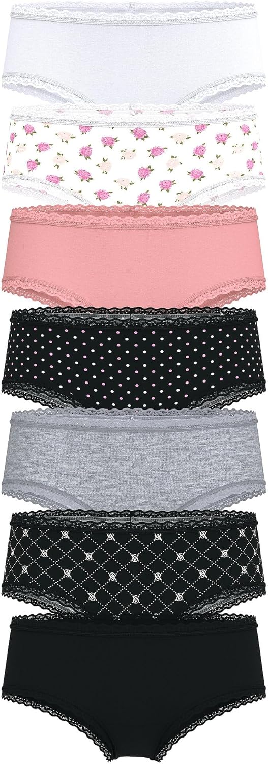 Victoria's Secret Women's Lace & Cotton Cheeky Underwear