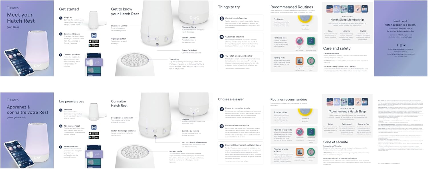Hatch Rest Baby Sound with Night Light