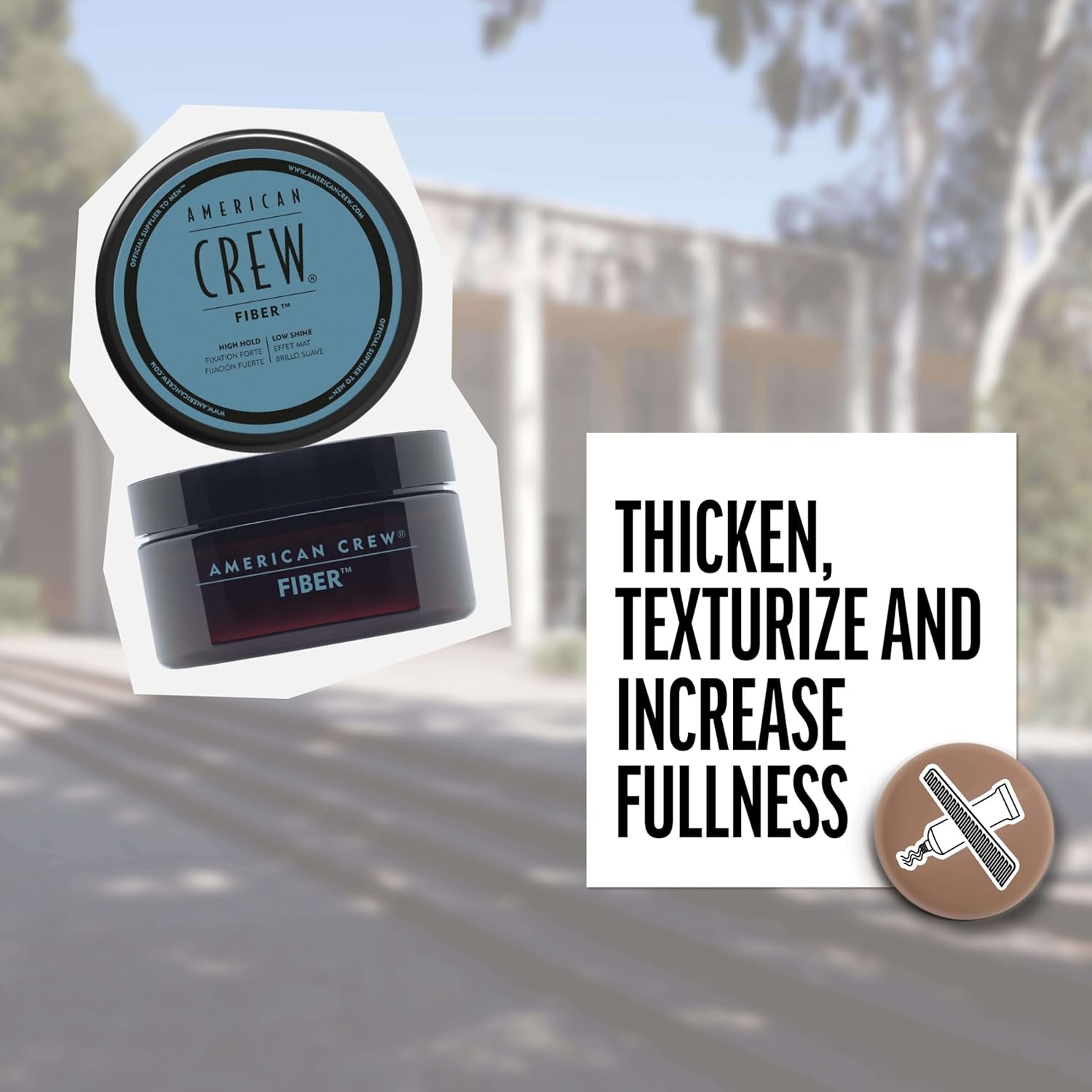 Men’s Hair Fiber Shine Styling Cream