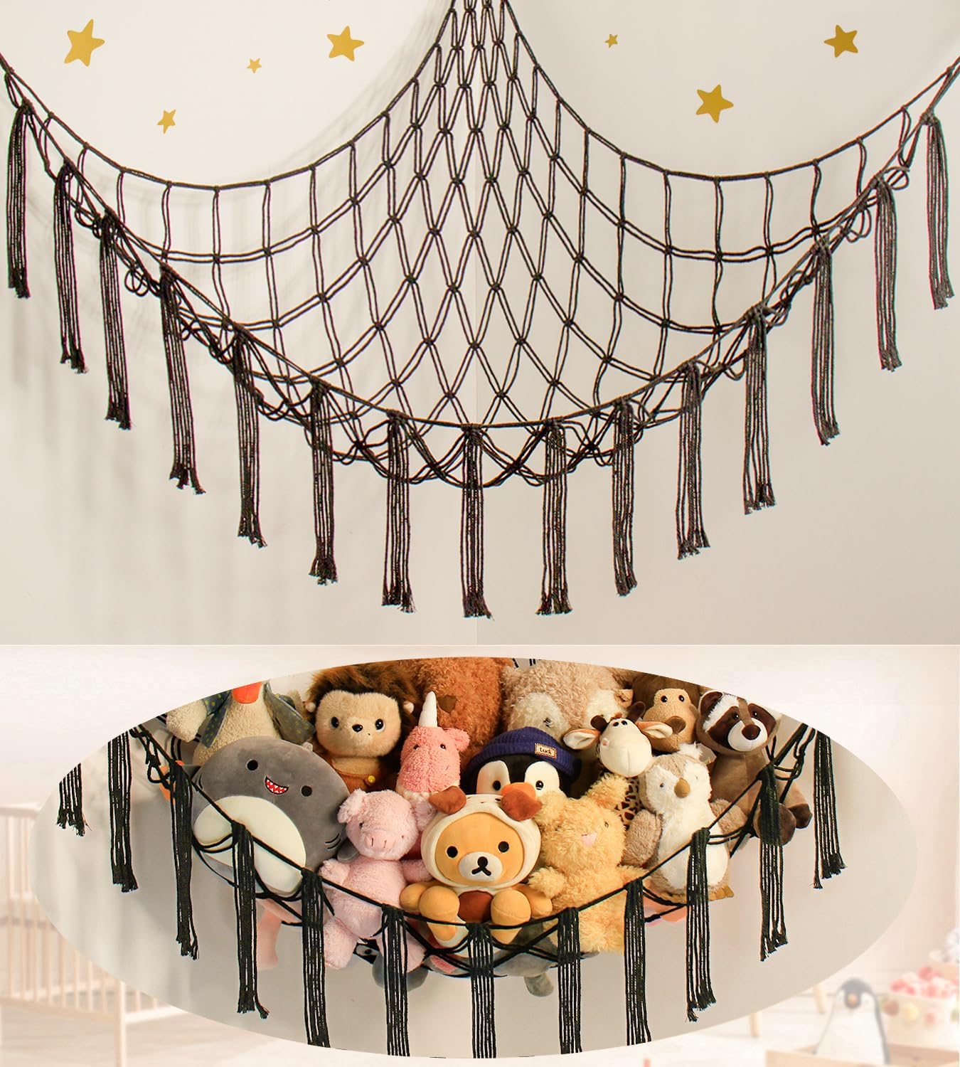 Stuffed Animal Storage Hammock or Net Corner