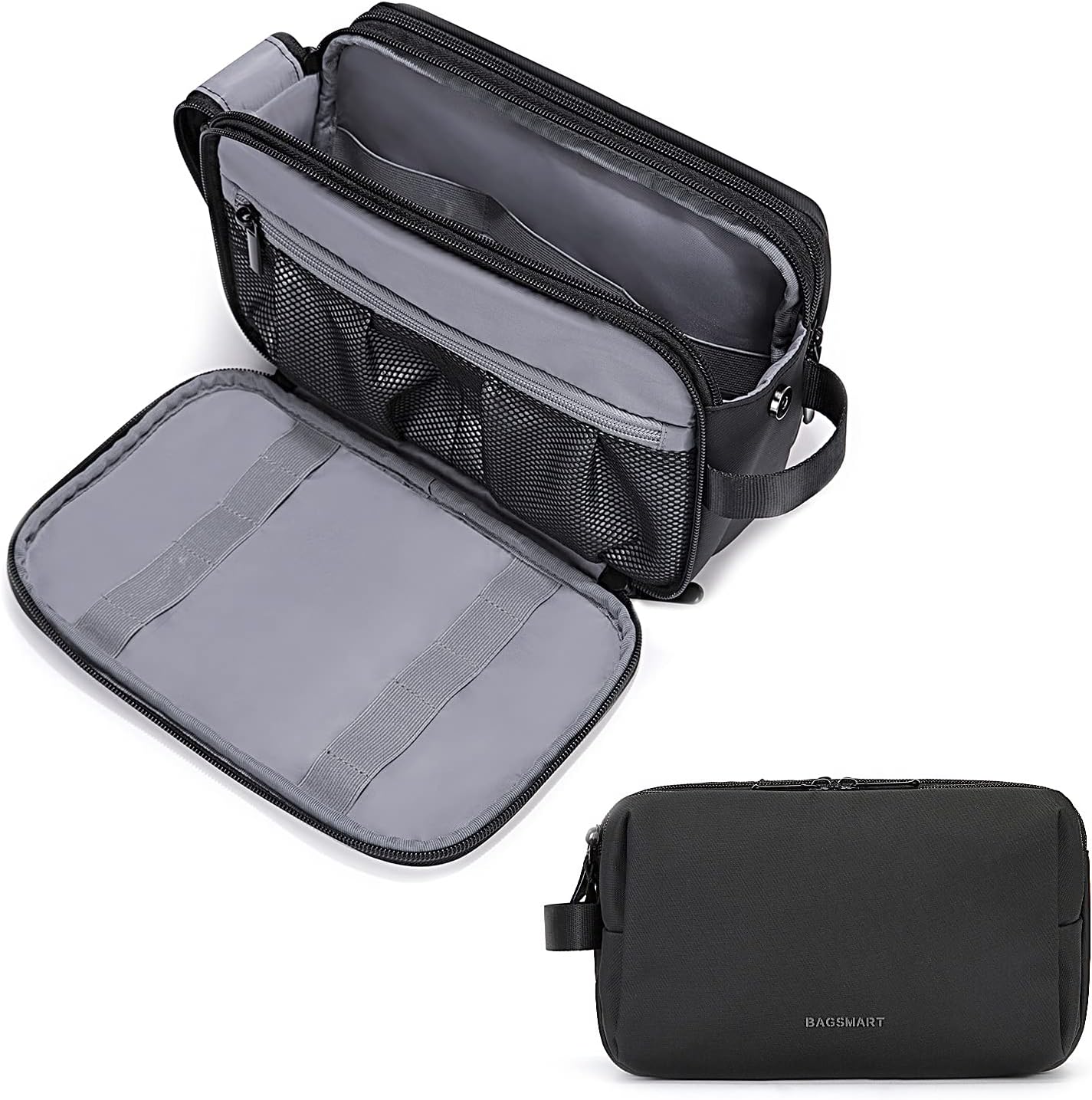 BAGSMART Men’s Toiletry Bag Travel Dopp Kit