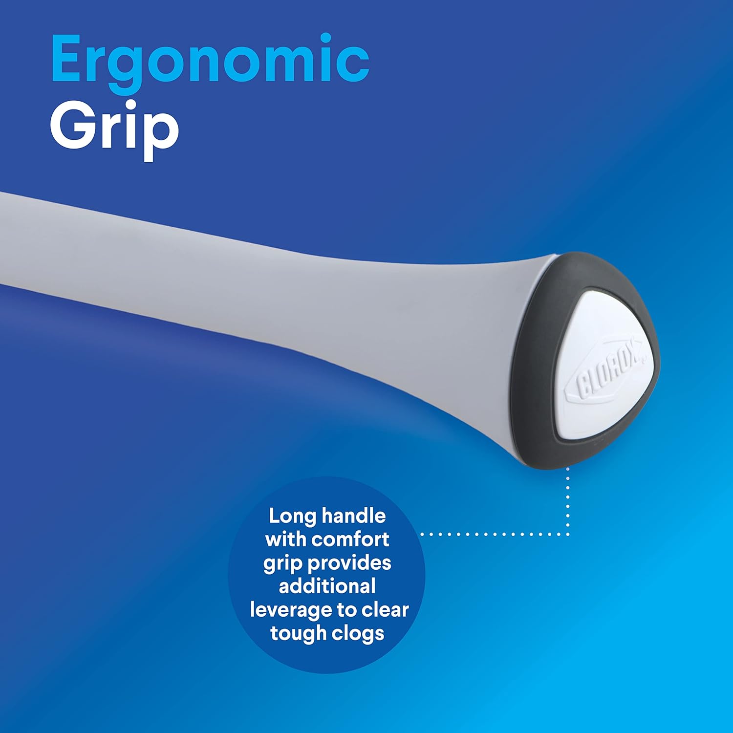 Clorox Toilet Plunger with Hideaway Holder Caddy