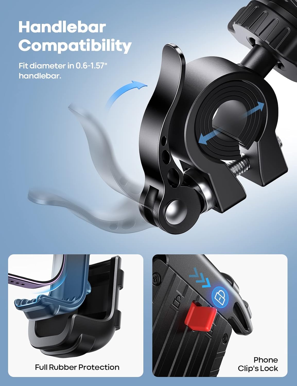 Lamicall Bike & Motorcycle Phone Holder