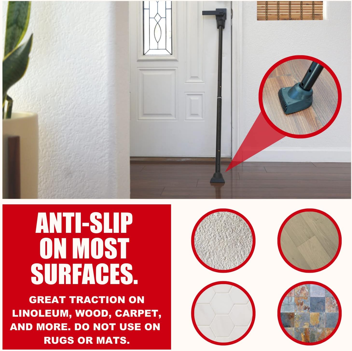 SECURITYMAN 2-in-1 Door Security Bar