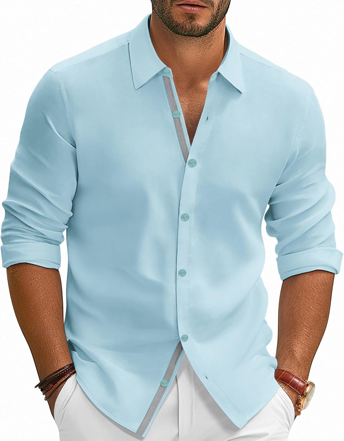 PJ PAUL JONES Mens Dress Shirts Business Shirts