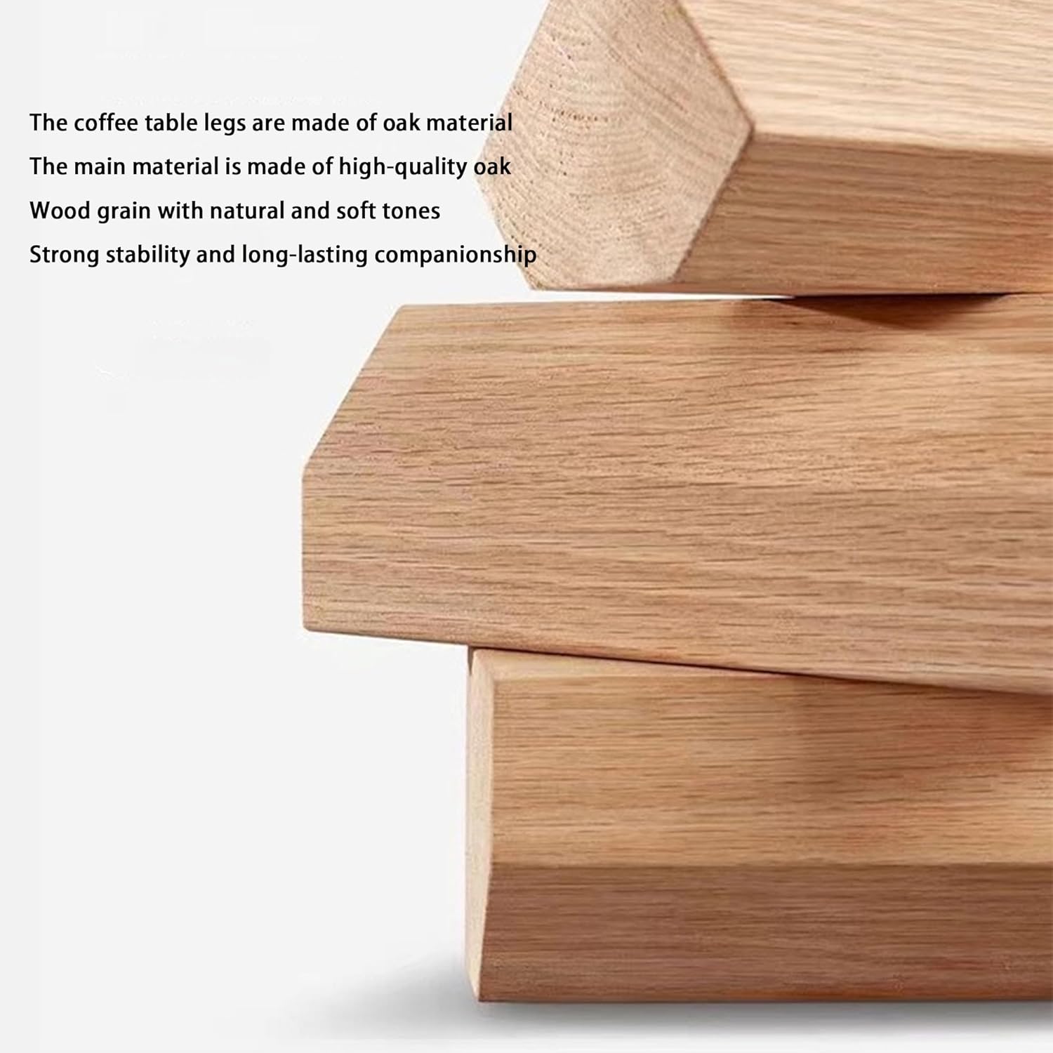 EASYSOUL Modern Glass Coffee Table for Living Room