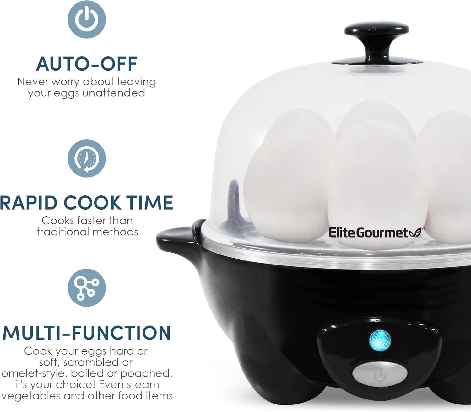 Elite Gourmet Rapid Egg Cooker