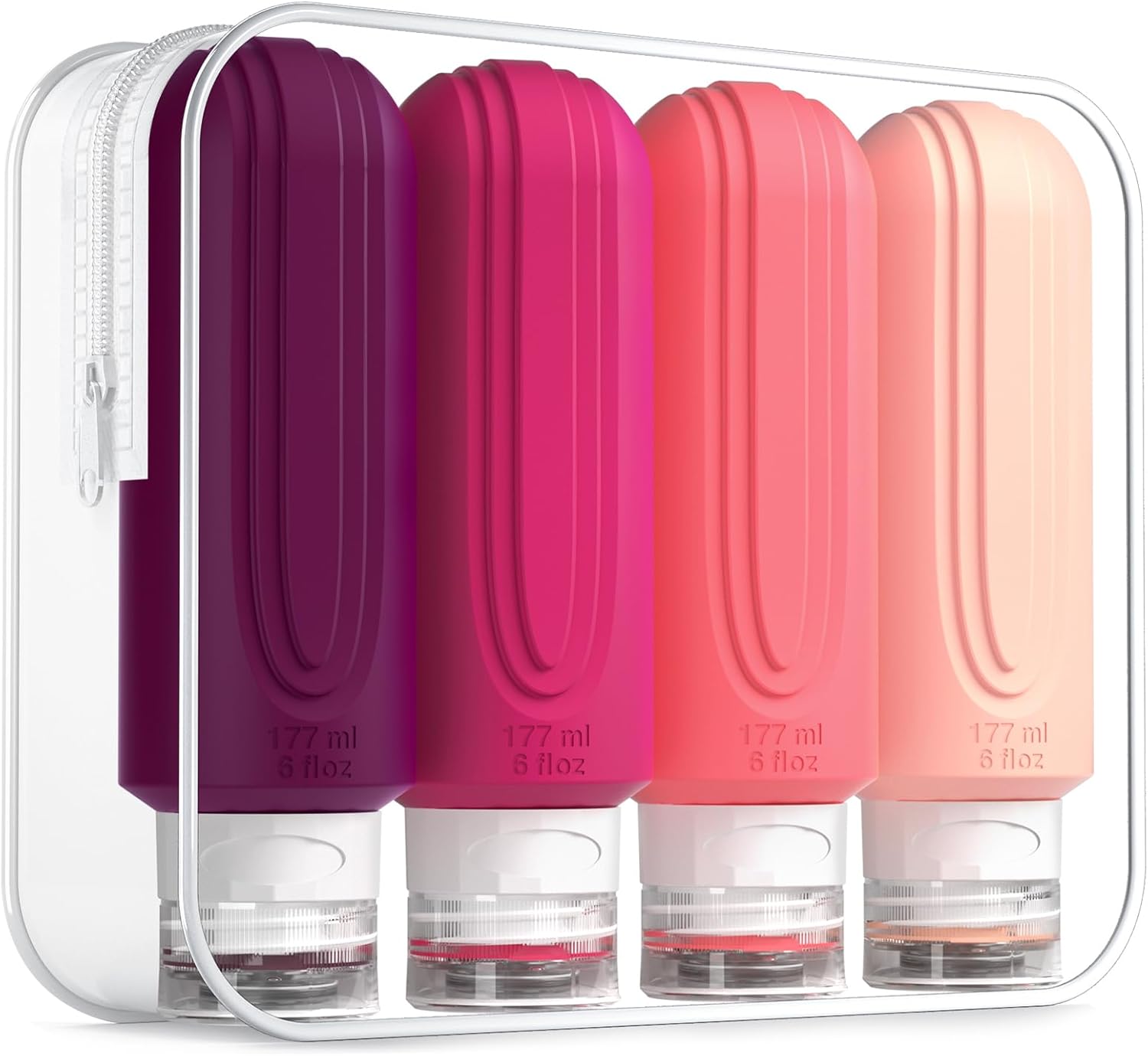 TSA Approved 3oz Leak-Proof Travel Bottles