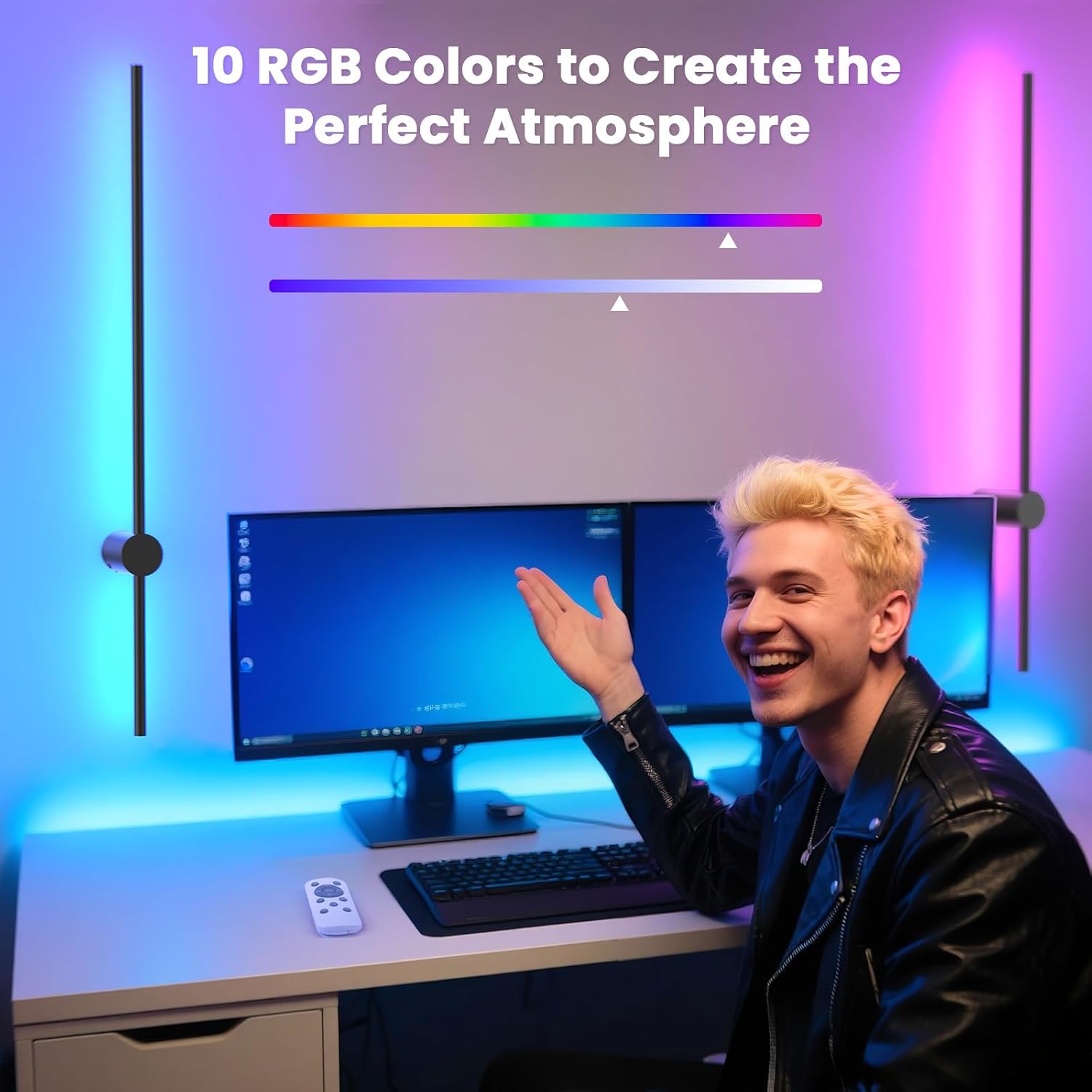 NIORSUN Inch Battery Operated LED Wall Lights