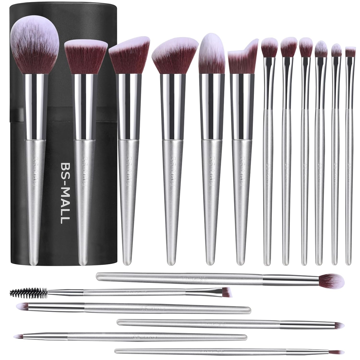 BS-MALL 18 Pcs Makeup Brush Set