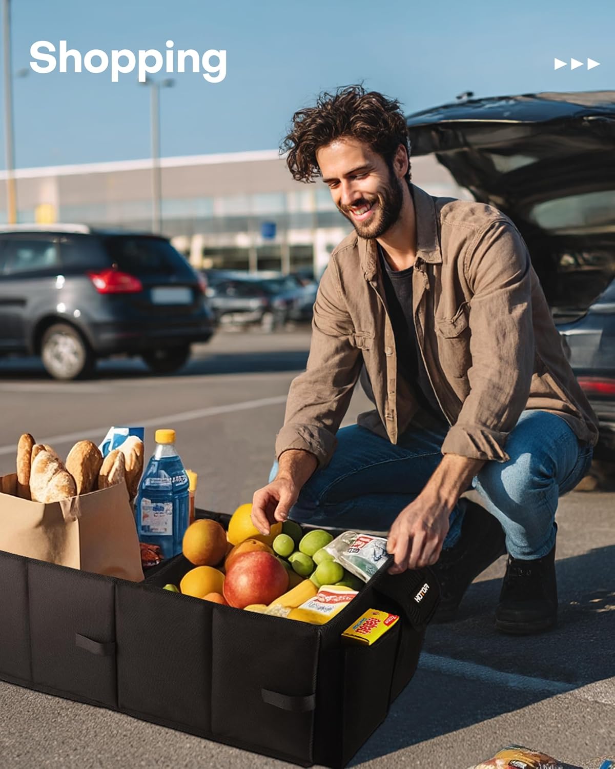 HOTOR Foldable Trunk Organizer