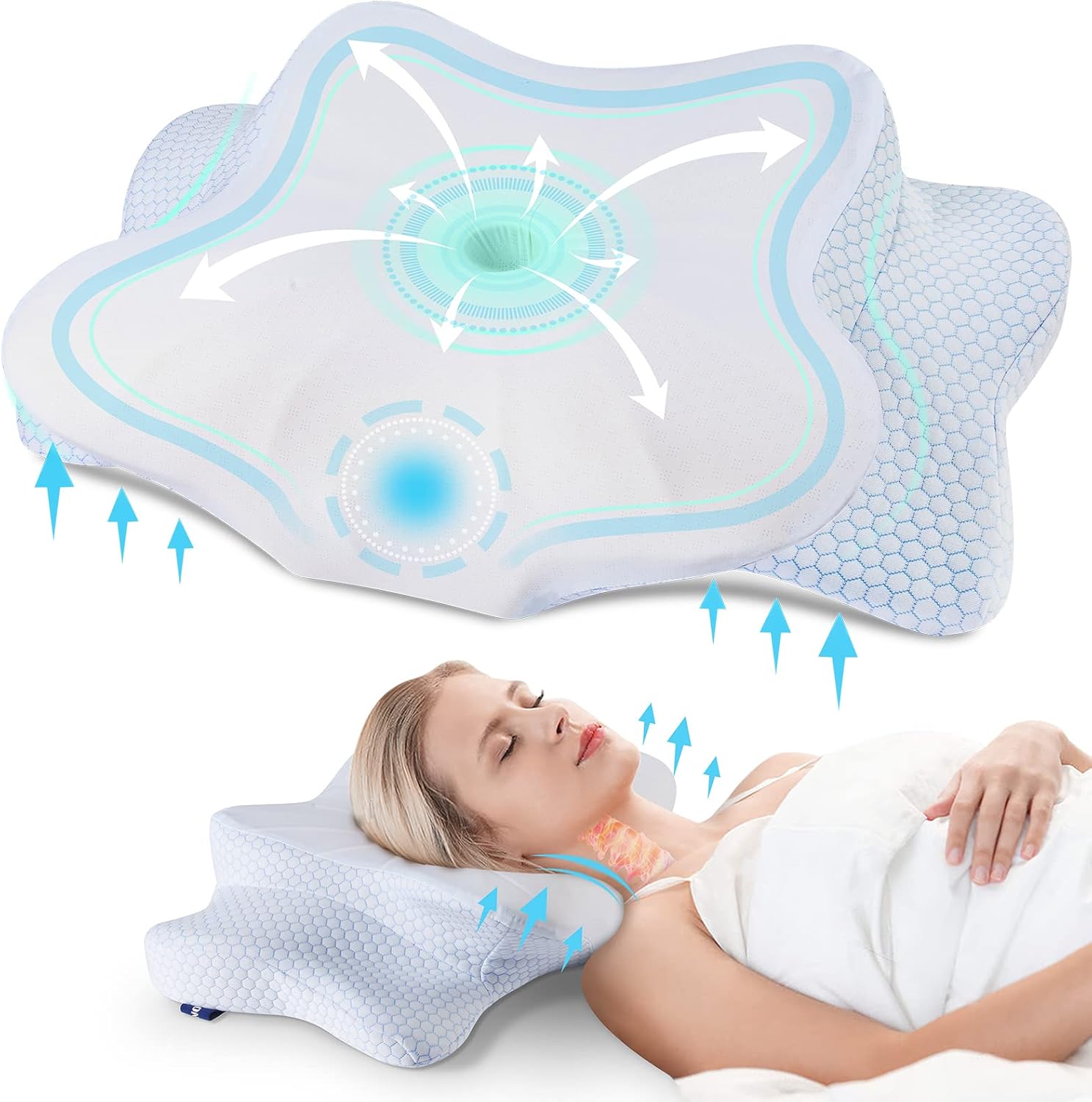DONAMA Cervical Memory Foam Pillow