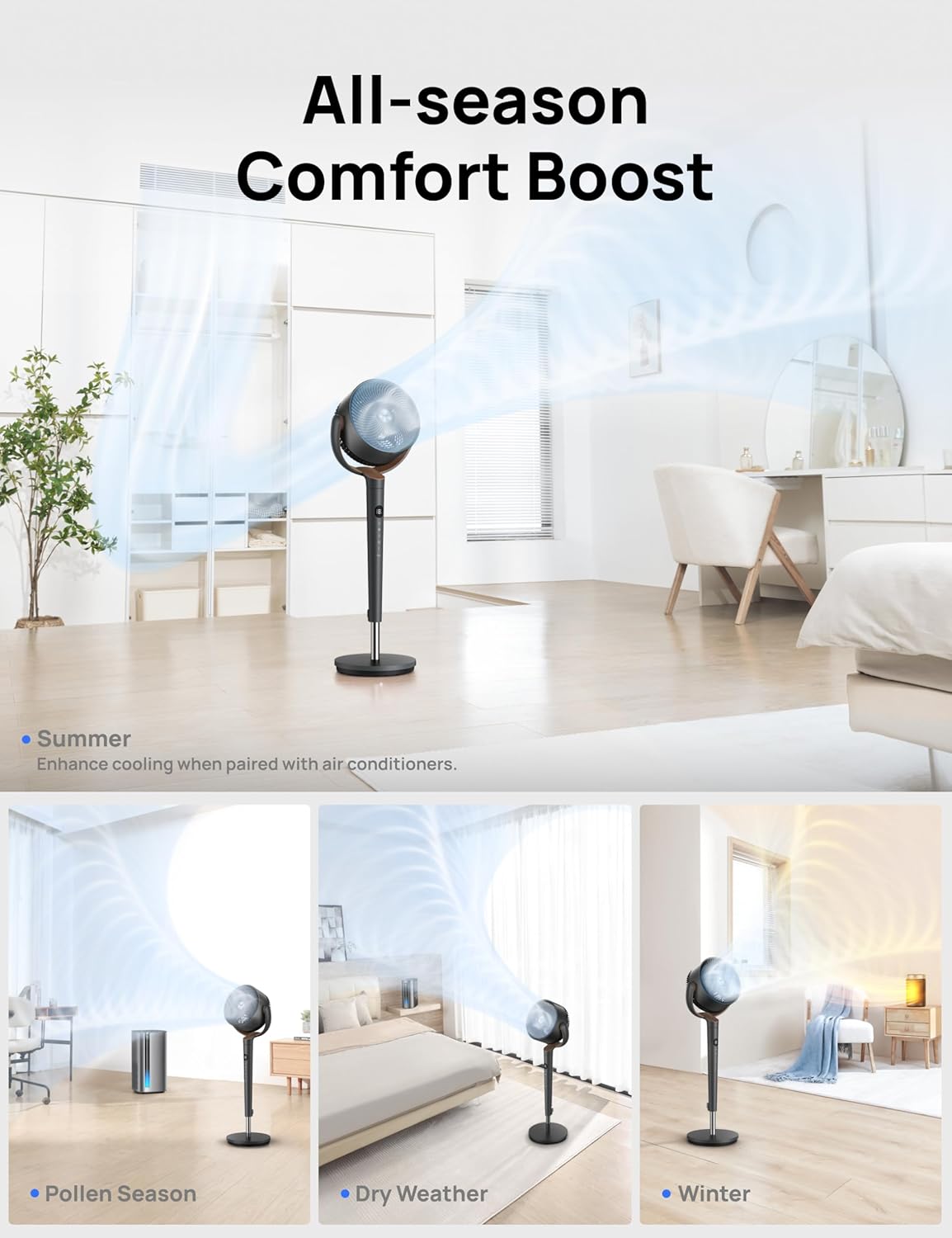 Dreo Oscillating Pedestal Fan