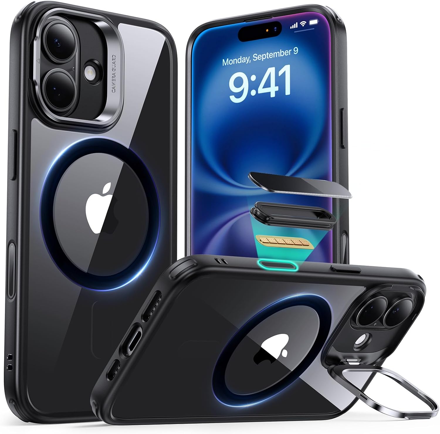 ESR for iPhone 17 Pro Max Case with Stash Stand