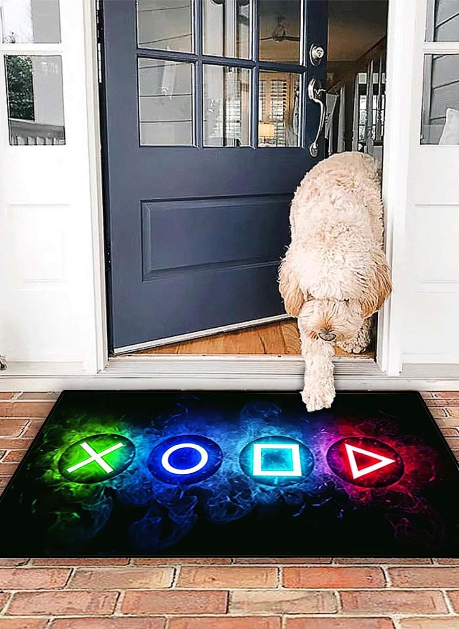 Gaming Area Rugs for Boys Cool Game Style Bedroom