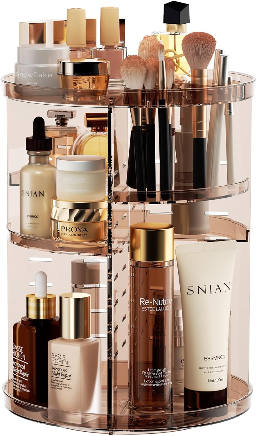 Rotating 8-Layer Makeup Organizer – Skincare