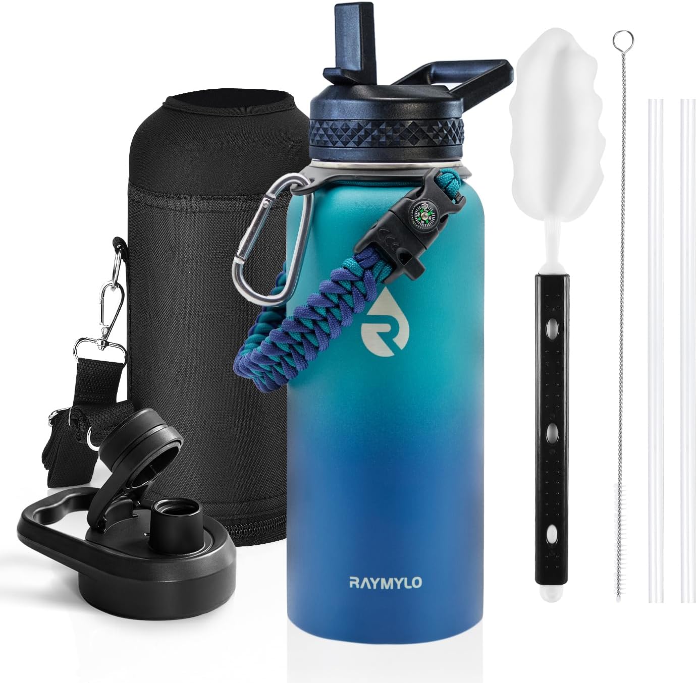 64oz Insulated Water Bottle Stainless Steel