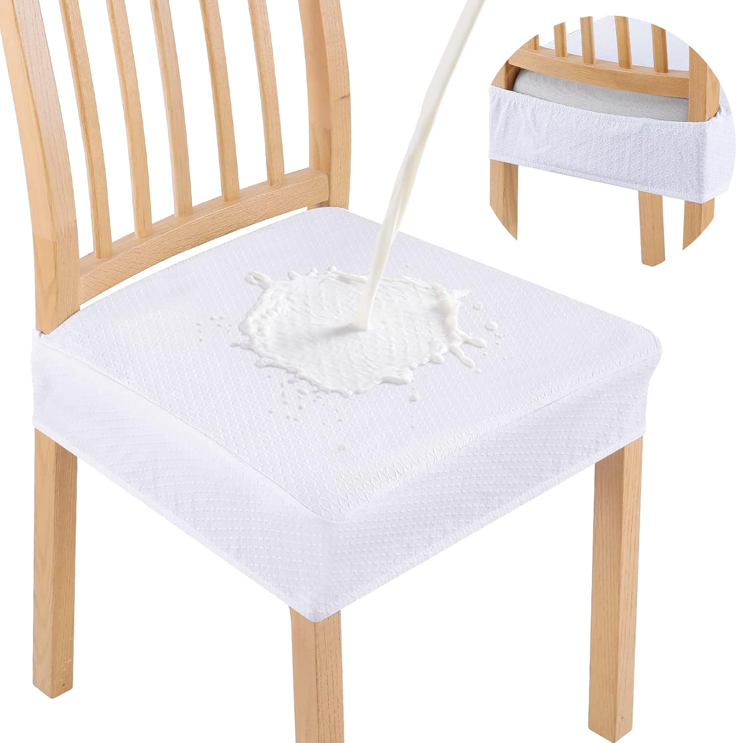 Smiry Waterproof Seat Covers for Dining Room