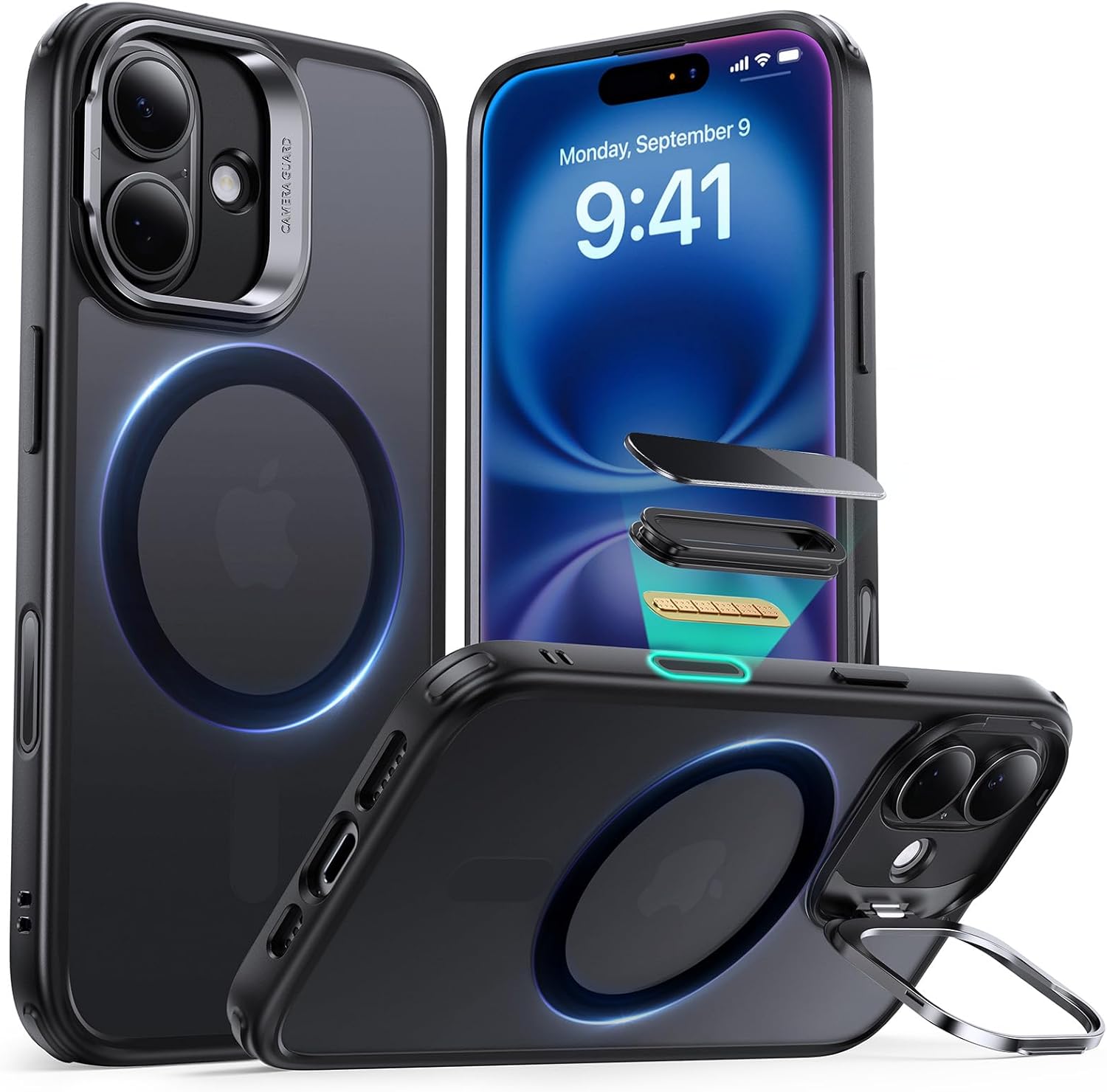 ESR for iPhone 17 Pro Max Case with Stash Stand