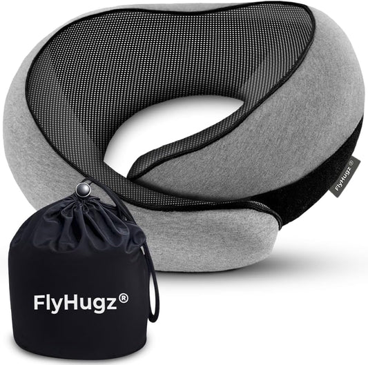 FlyHugz® Memory Foam Travel Pillow