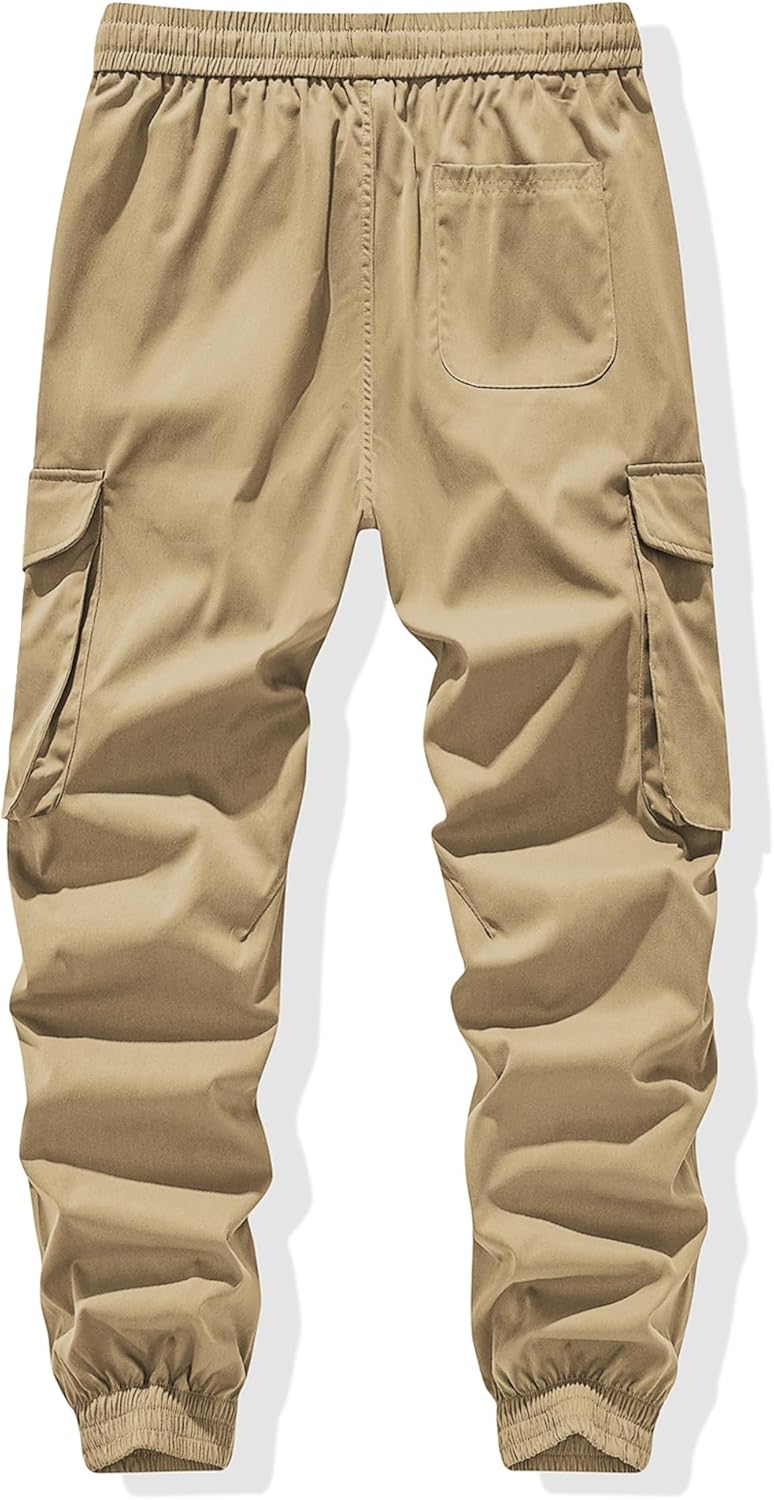 JMIERR Men's Casual Cargo Joggers Pants