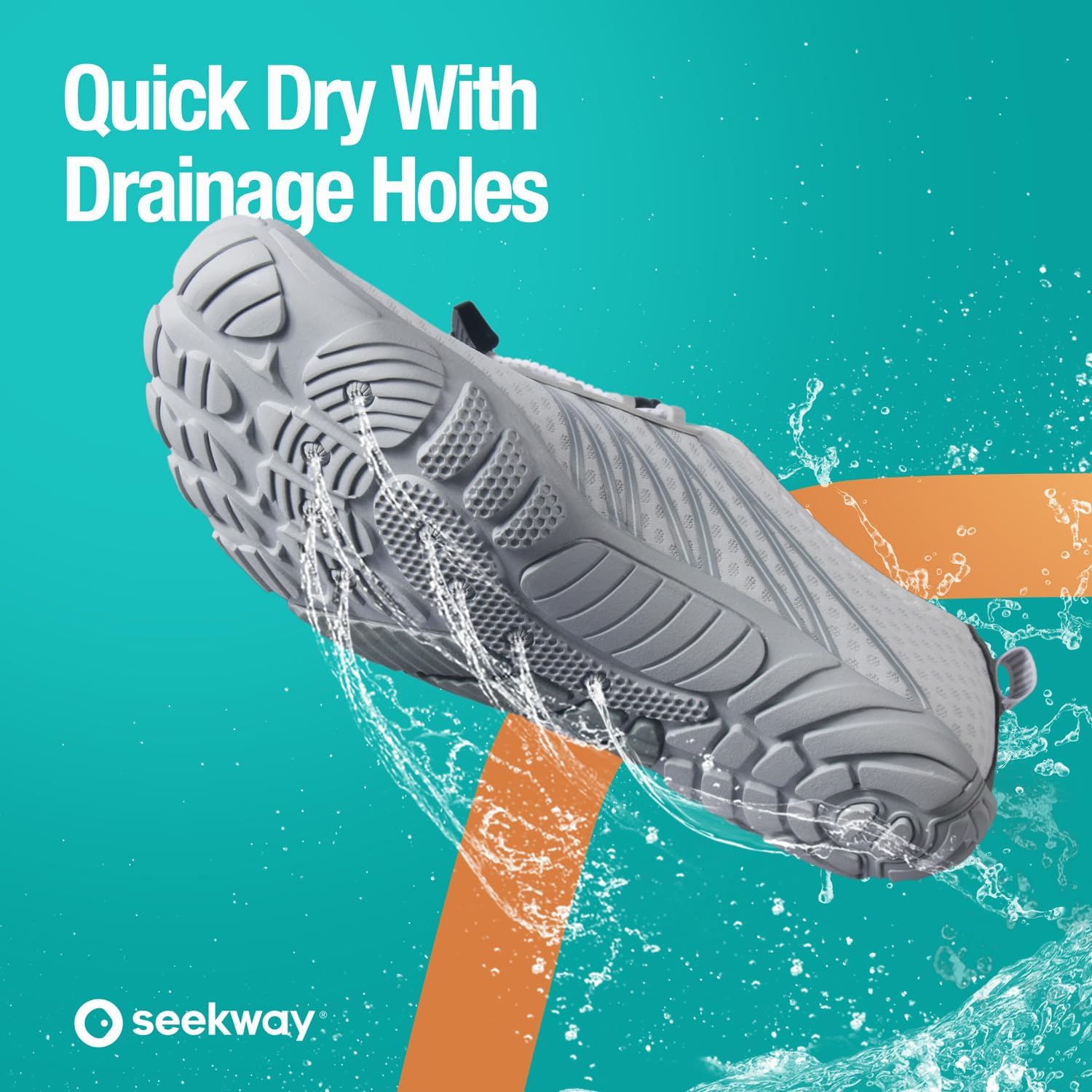 SEEKWAY Water Shoes, Quick-Dry Aqua Socks for Beach