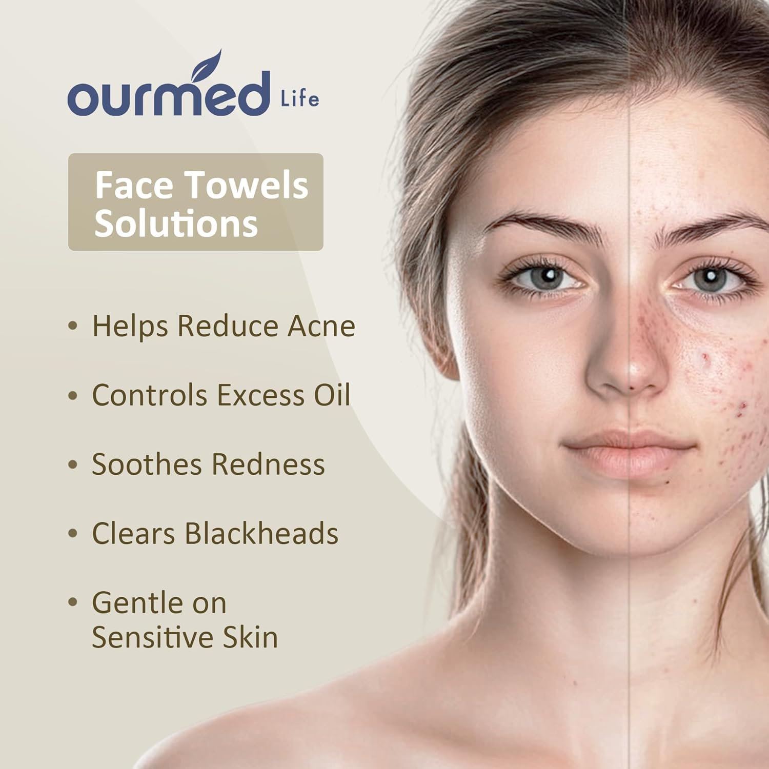 Ourmed Life Disposable Face Towels