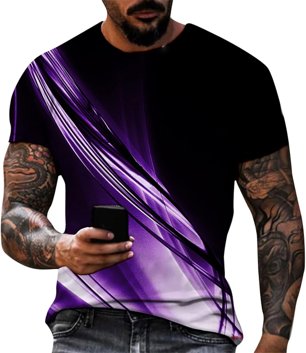 Mens Vintage Designer Raglan T-Shirt