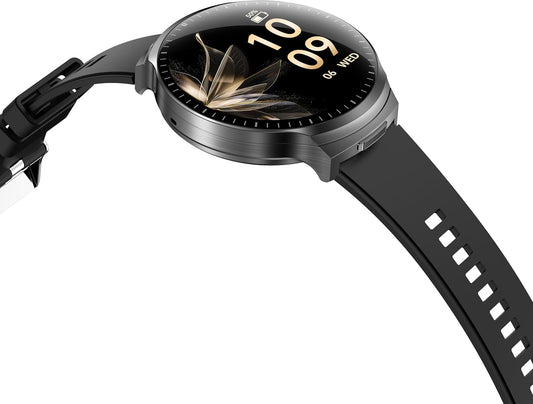 Smart Watch with Bluetooth Earbuds, 1.85-Inch Round HD Screen