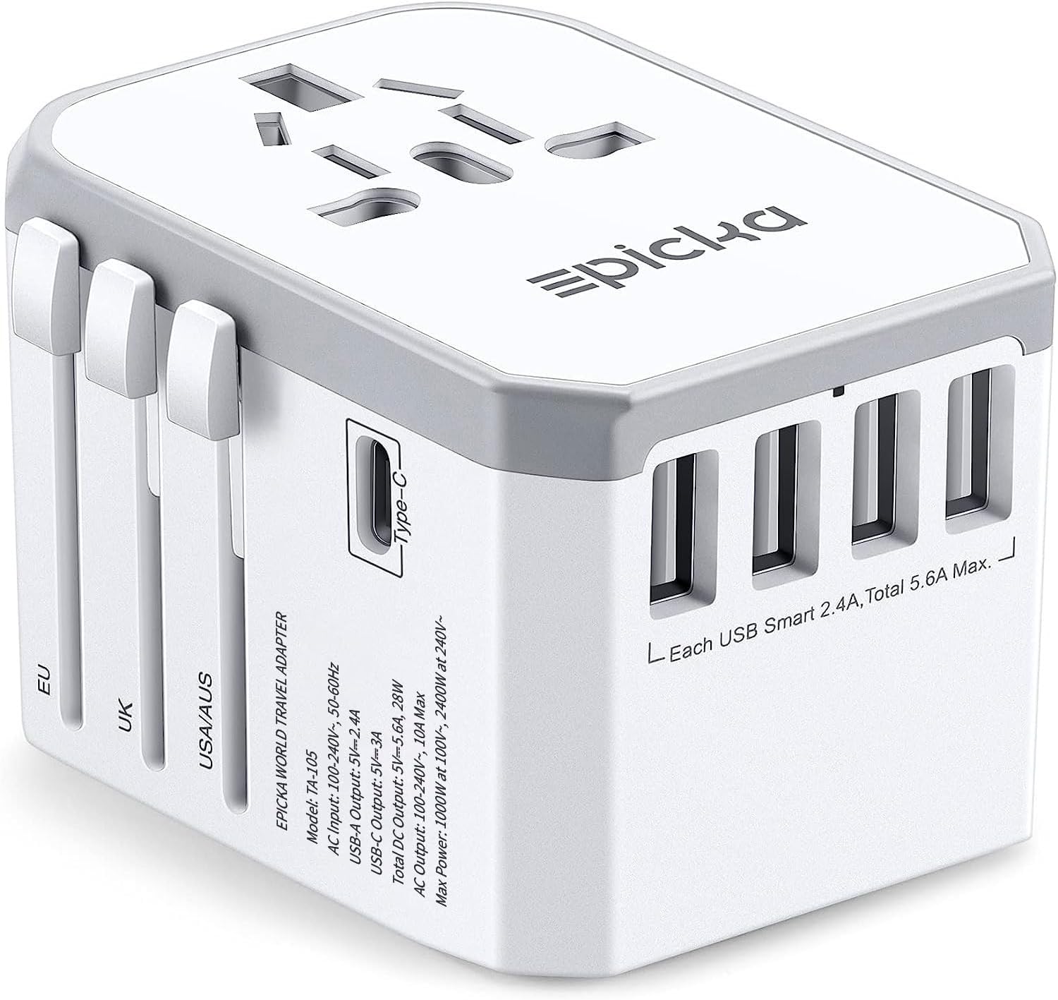 EPICKA Universal Travel Adapter