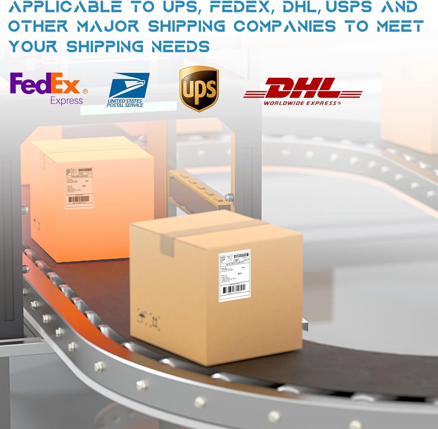 MFLABEL Shipping Labels for Rollo Zebra