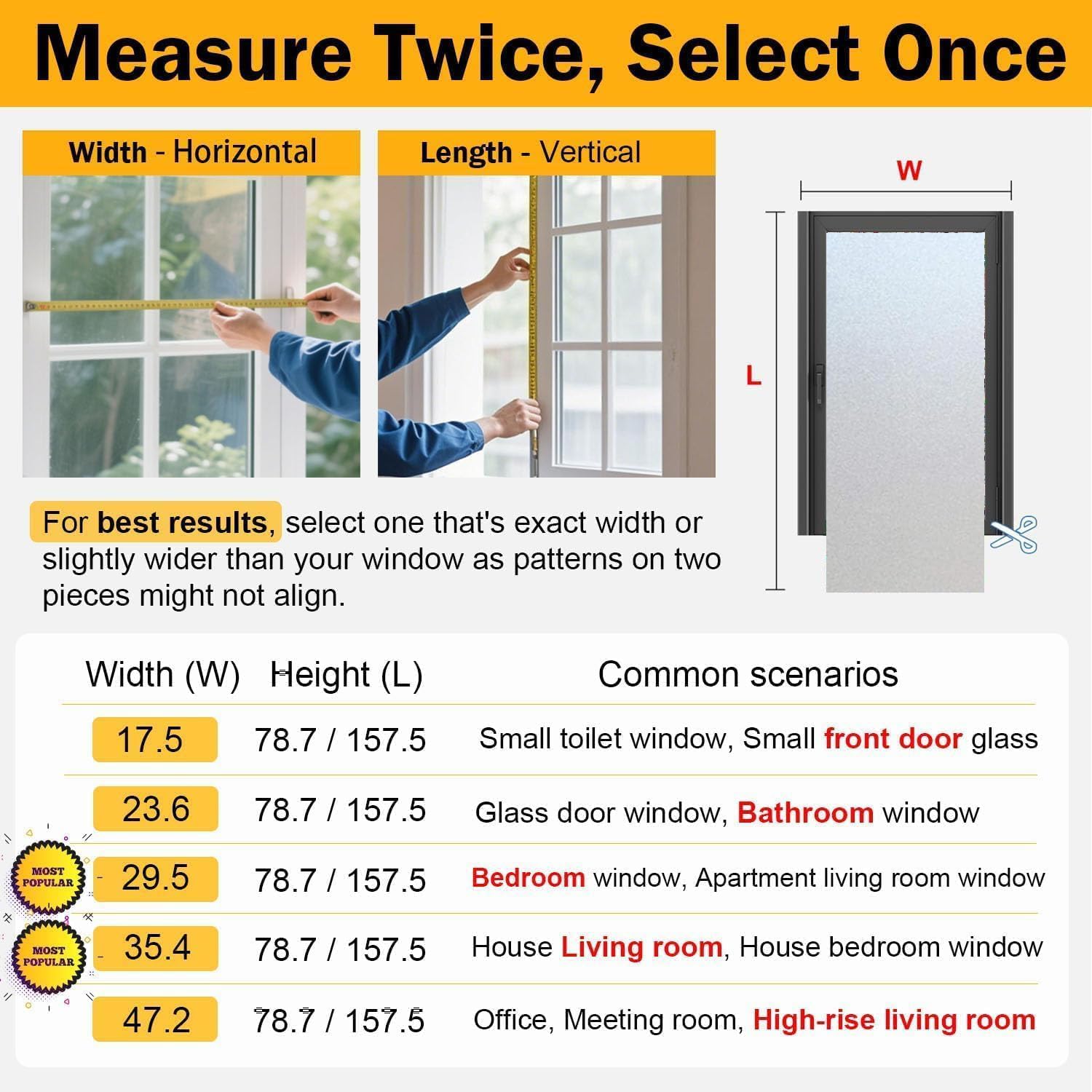 Frosted Glass Window Privacy Film Decorative