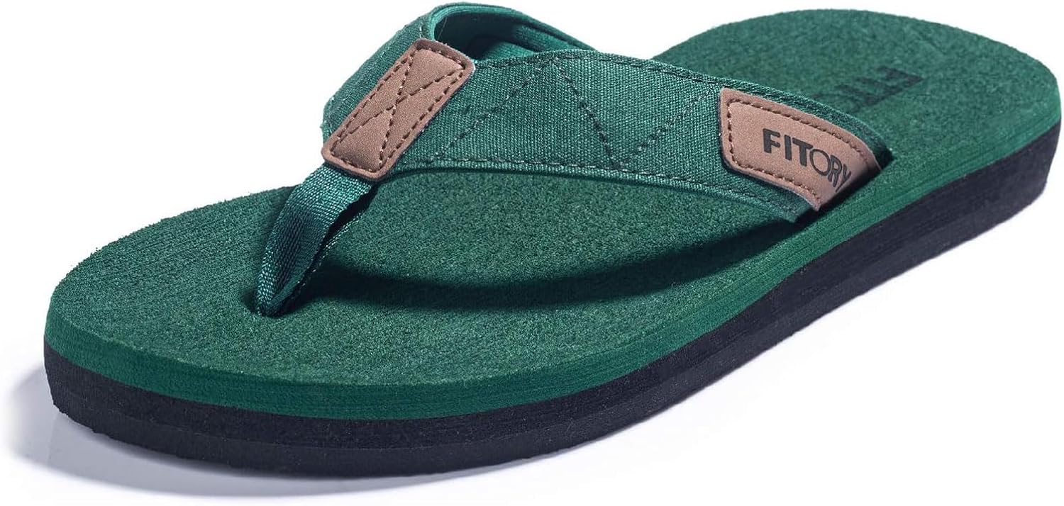 FITORY Men's Flip-Flops, Thongs Sandals