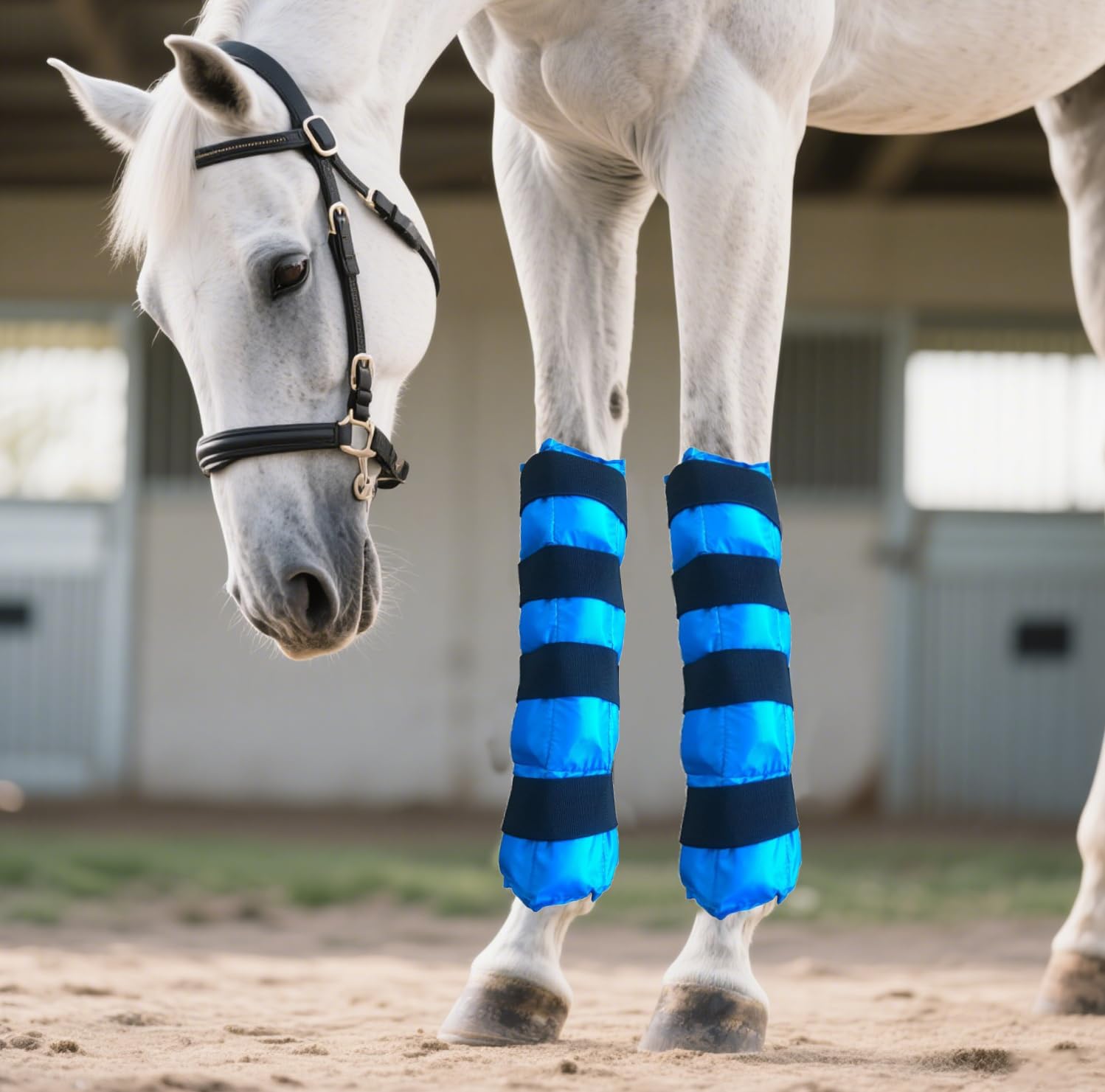 Horse Ice Boots Reusable Gel Horses Ice Pack