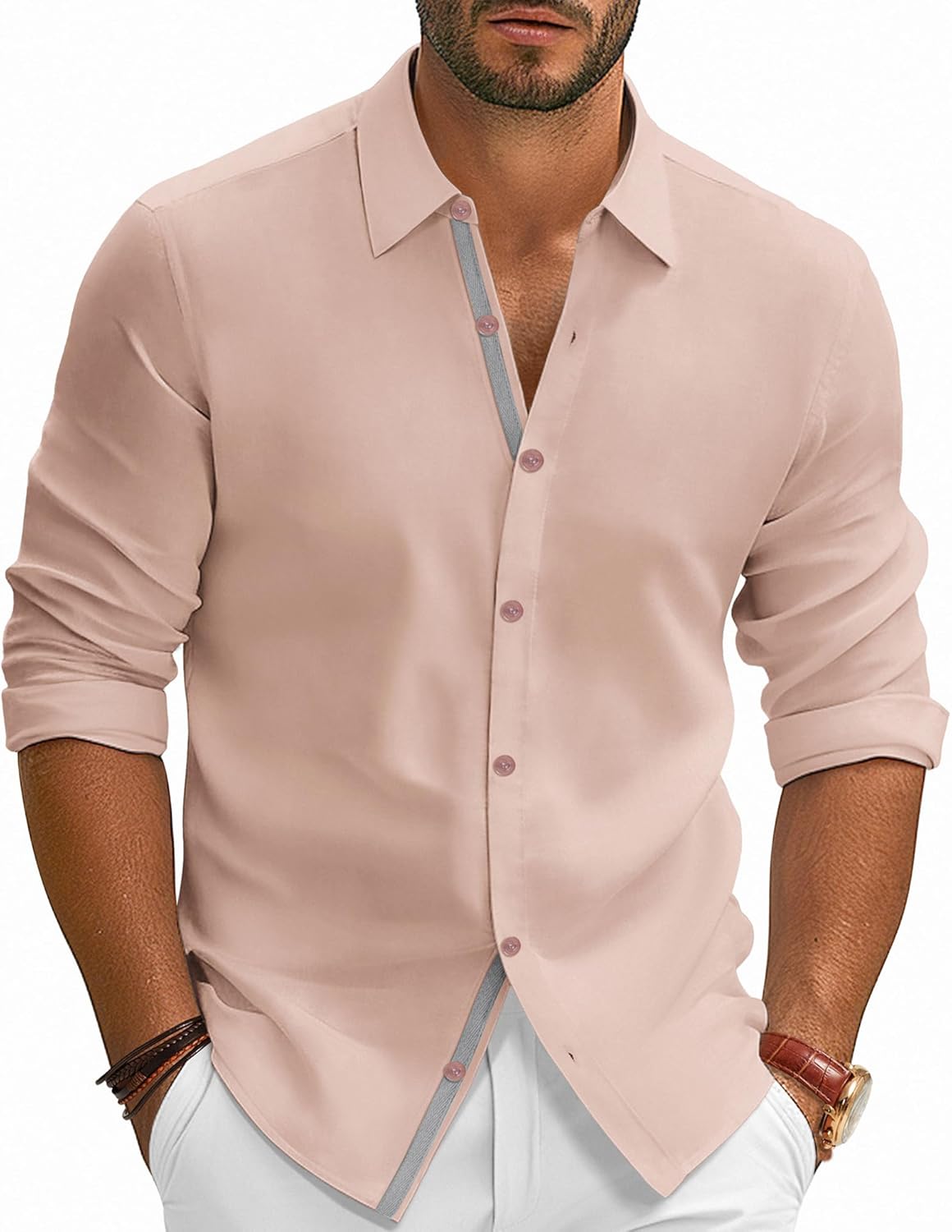 PJ PAUL JONES Mens Dress Shirts Business Shirts