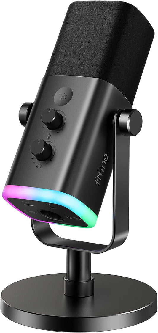 FIFINE AM8 USB/XLR Dynamic Microphone