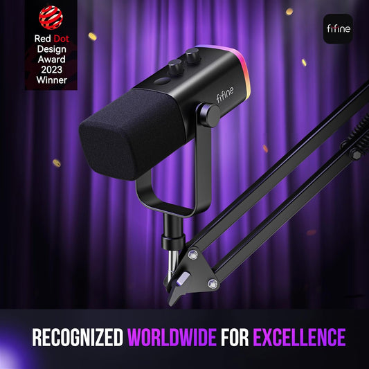 FIFINE AM8T XLR/USB Gaming Microphone Kit