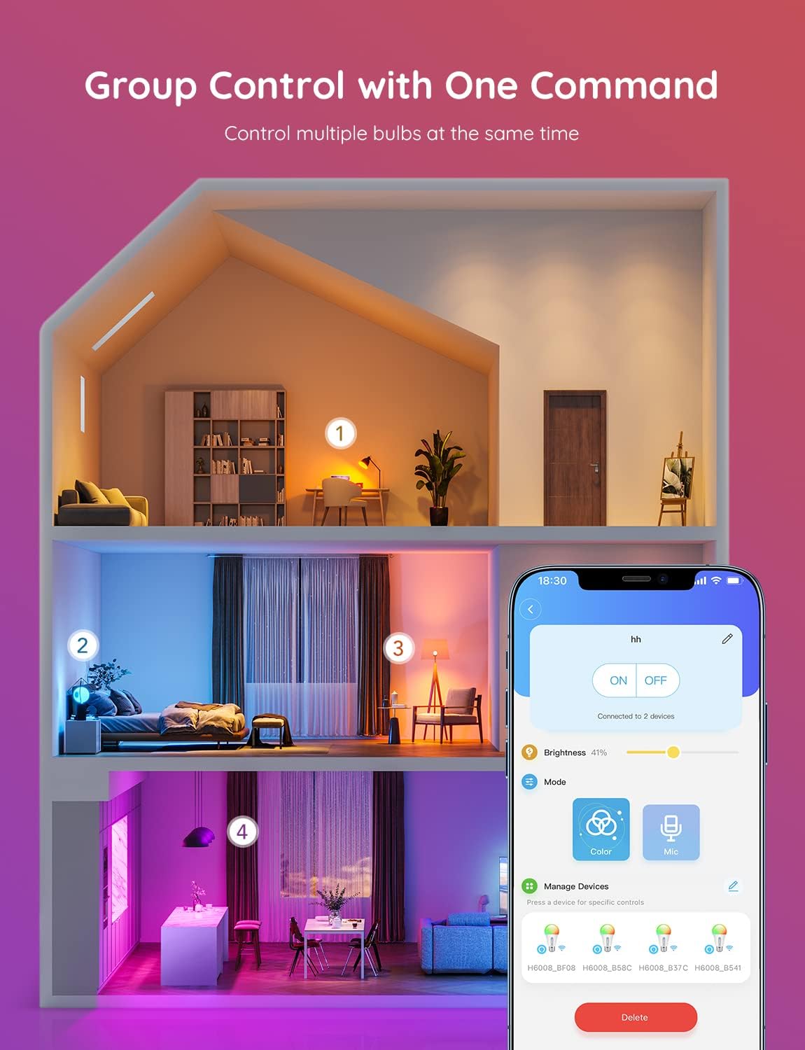 Govee Color Changing Smart Bulbs